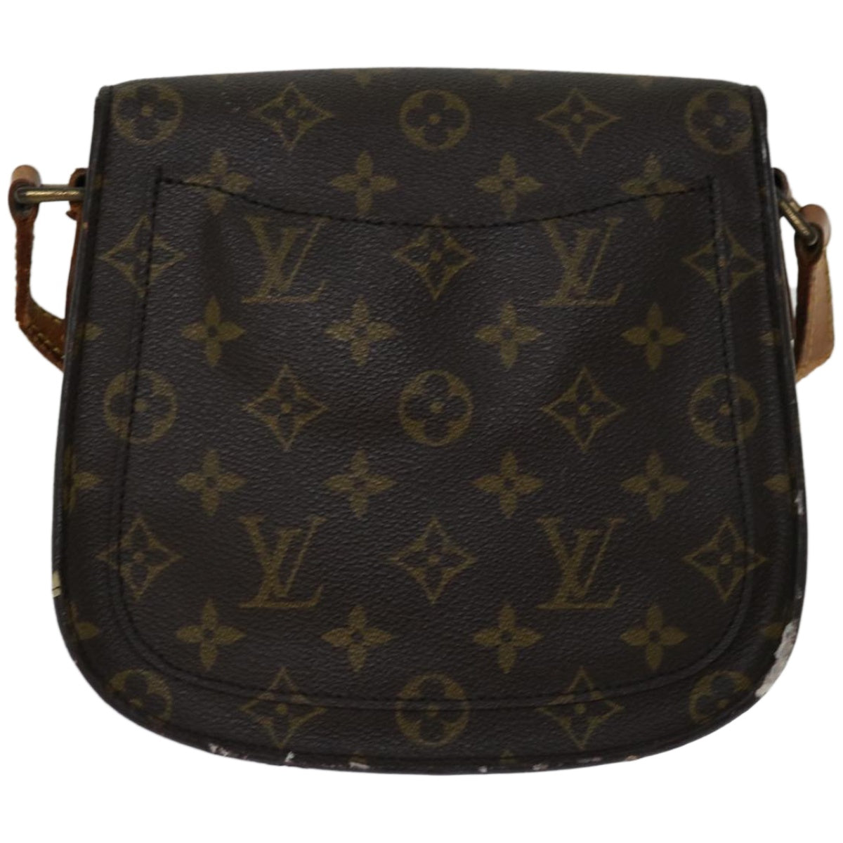 LOUIS VUITTON Monogram Saint Cloud MM Shoulder Bag M51243 LV Auth 67382