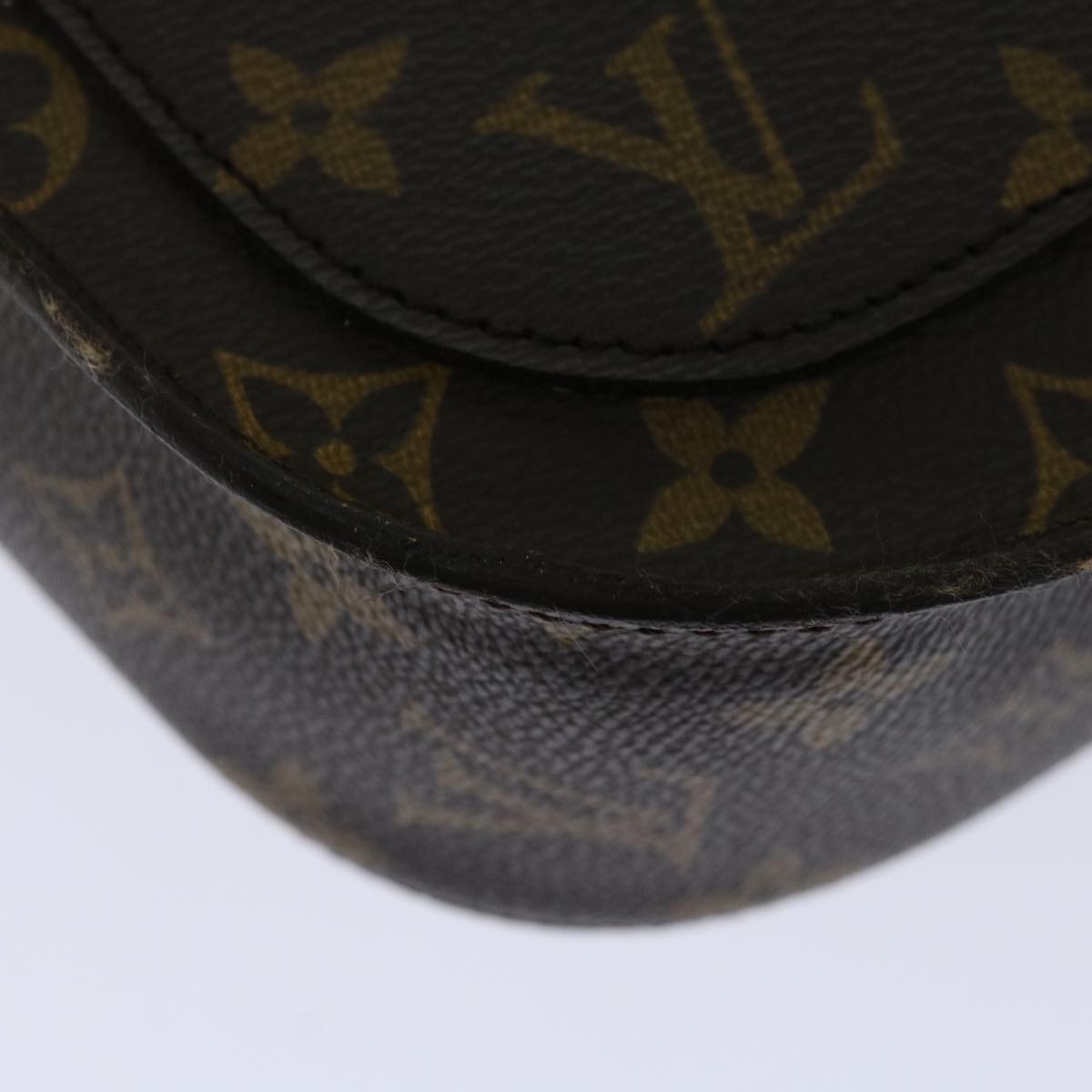 LOUIS VUITTON Monogram Saint Cloud GM Shoulder Bag M51242 LV Auth 67383