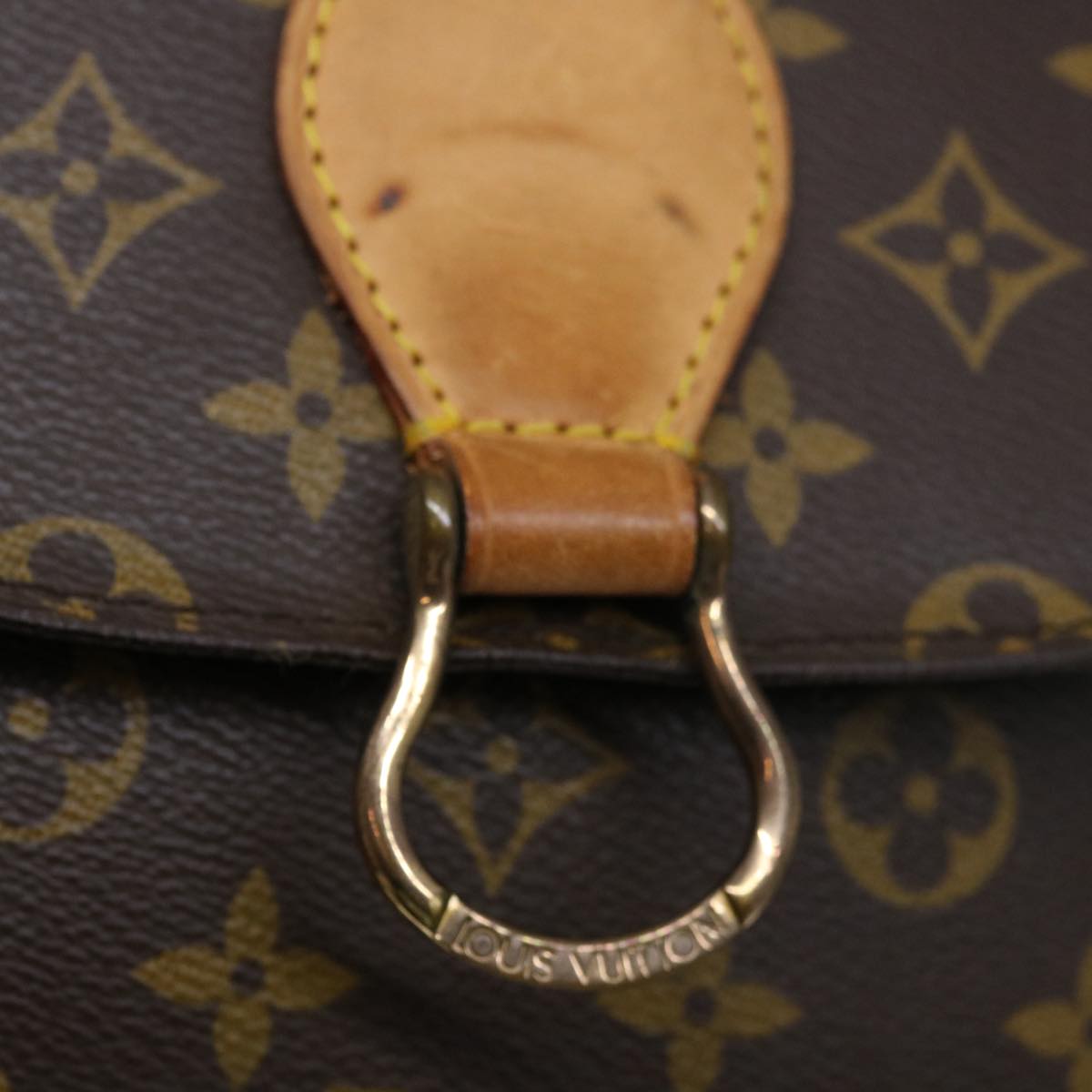 LOUIS VUITTON Monogram Saint Cloud GM Shoulder Bag M51242 LV Auth 67383