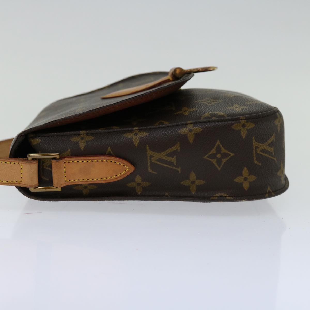 LOUIS VUITTON Monogram Saint Cloud GM Shoulder Bag M51242 LV Auth 67383