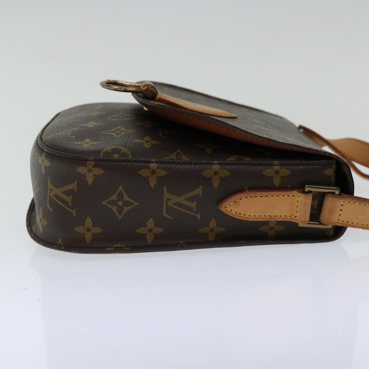 LOUIS VUITTON Monogram Saint Cloud GM Shoulder Bag M51242 LV Auth 67383