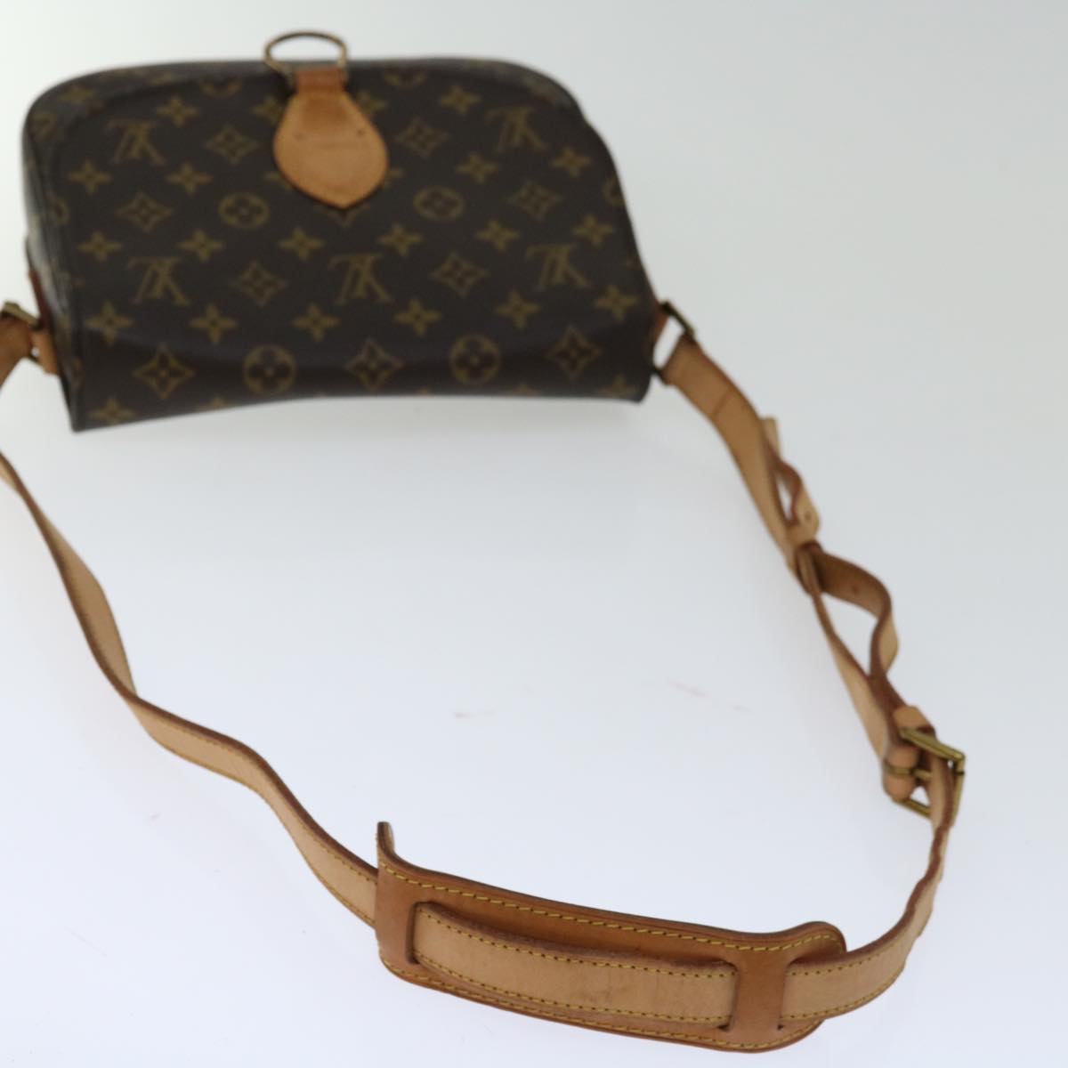 LOUIS VUITTON Monogram Saint Cloud GM Shoulder Bag M51242 LV Auth 67383