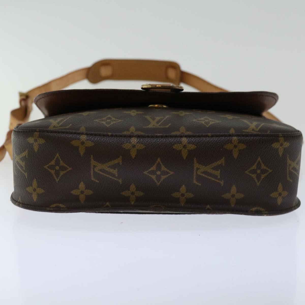 LOUIS VUITTON Monogram Saint Cloud GM Shoulder Bag M51242 LV Auth 67383