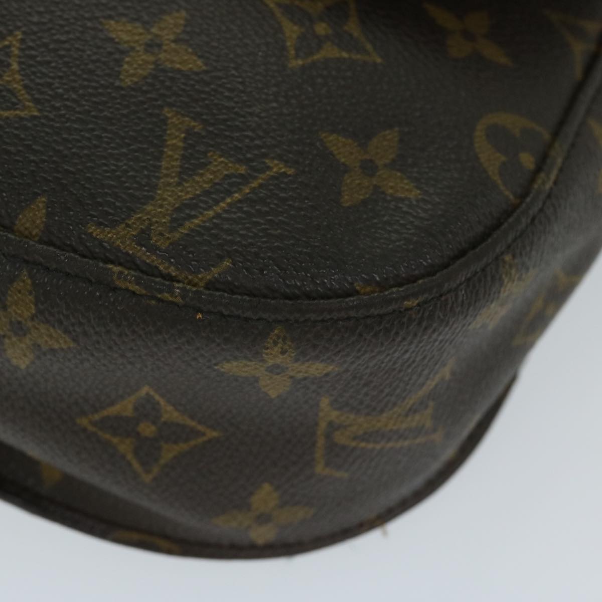 LOUIS VUITTON Monogram Saint Cloud GM Shoulder Bag M51242 LV Auth 67384