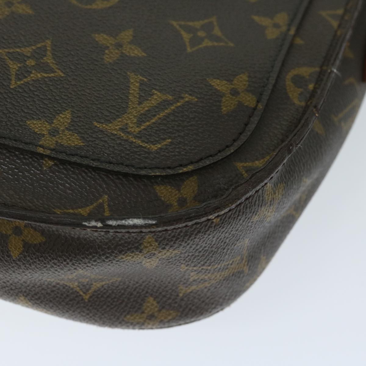 LOUIS VUITTON Monogram Saint Cloud GM Shoulder Bag M51242 LV Auth 67384