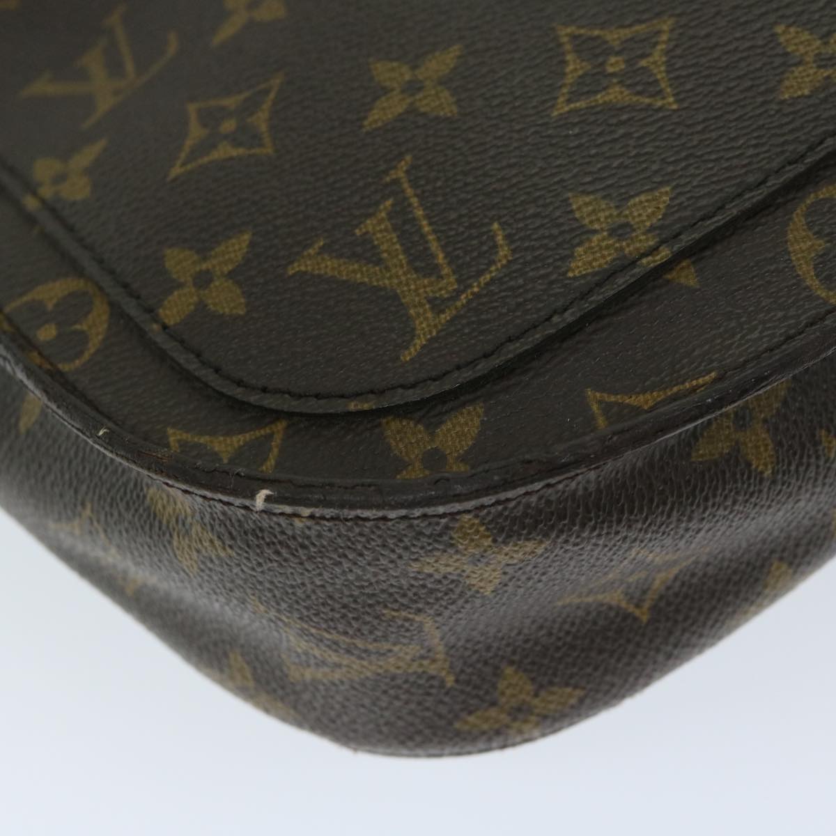 LOUIS VUITTON Monogram Saint Cloud GM Shoulder Bag M51242 LV Auth 67384