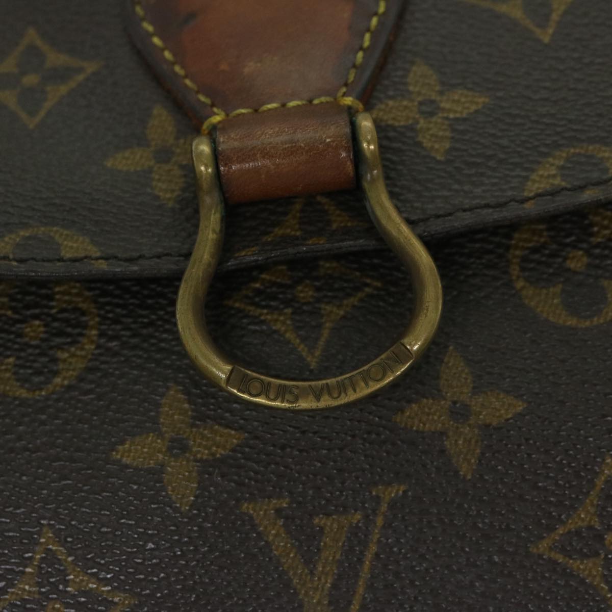 LOUIS VUITTON Monogram Saint Cloud GM Shoulder Bag M51242 LV Auth 67384