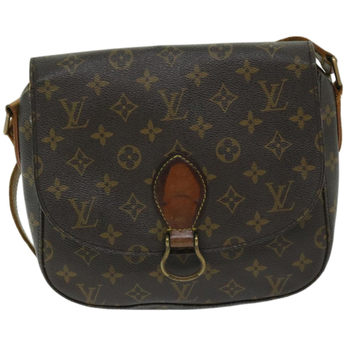 LOUIS VUITTON Monogram Saint Cloud GM Shoulder Bag M51242 LV Auth 67384