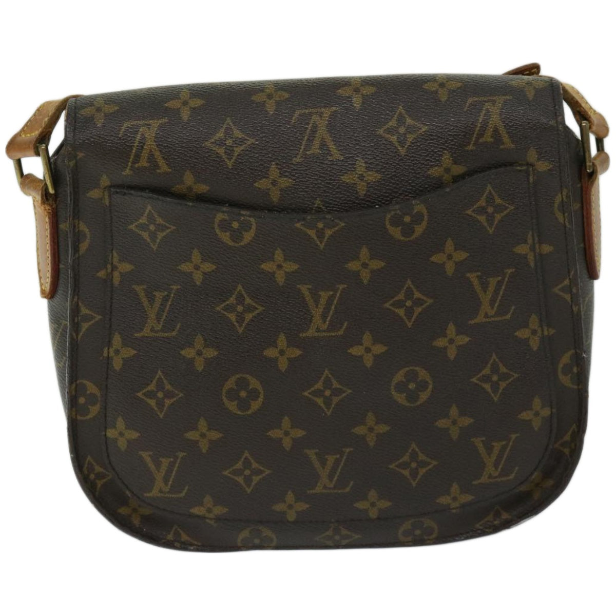 LOUIS VUITTON Monogram Saint Cloud GM Shoulder Bag M51242 LV Auth 67384