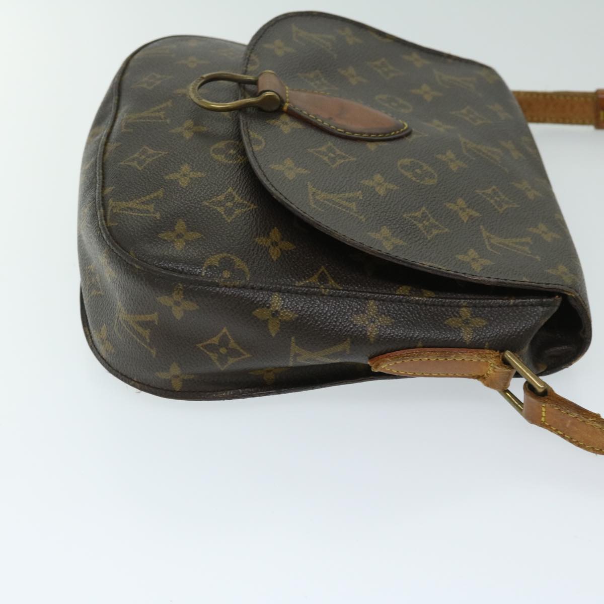 LOUIS VUITTON Monogram Saint Cloud GM Shoulder Bag M51242 LV Auth 67384