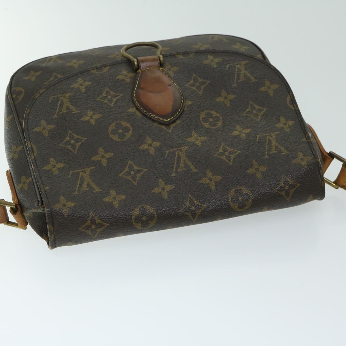 LOUIS VUITTON Monogram Saint Cloud GM Shoulder Bag M51242 LV Auth 67384