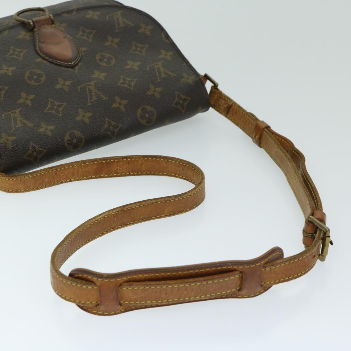 LOUIS VUITTON Monogram Saint Cloud GM Shoulder Bag M51242 LV Auth 67384