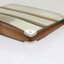 LOUIS VUITTON Monogram Mirror Trunk Pochette ClutchBag Silver M80807 Auth 67401-15