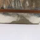 LOUIS VUITTON Monogram Mirror Trunk Pochette ClutchBag Silver M80807 Auth 67401-3