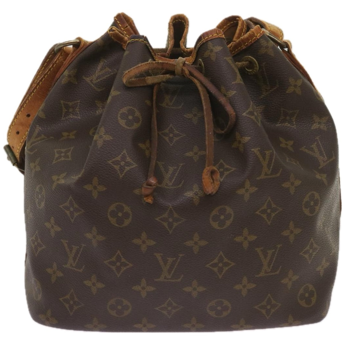 LOUIS VUITTON Monogram Petit Noe Shoulder Bag M42226 LV Auth 67407