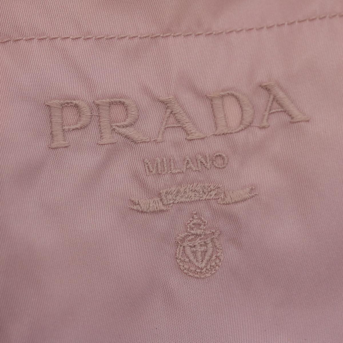 PRADA Hand Bag Nylon Pink Auth 67416