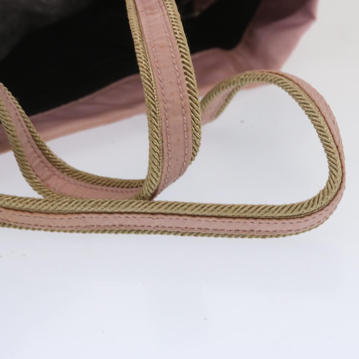 PRADA Hand Bag Nylon Pink Auth 67416