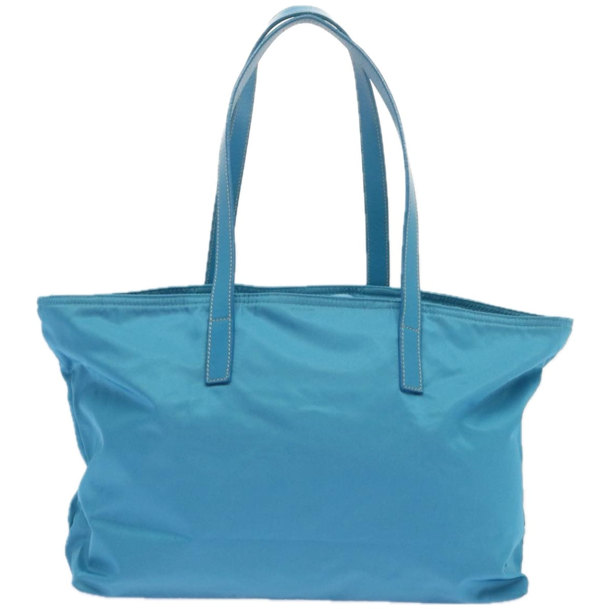 PRADA Tote Bag Nylon Light Blue Auth 67419 - 0
