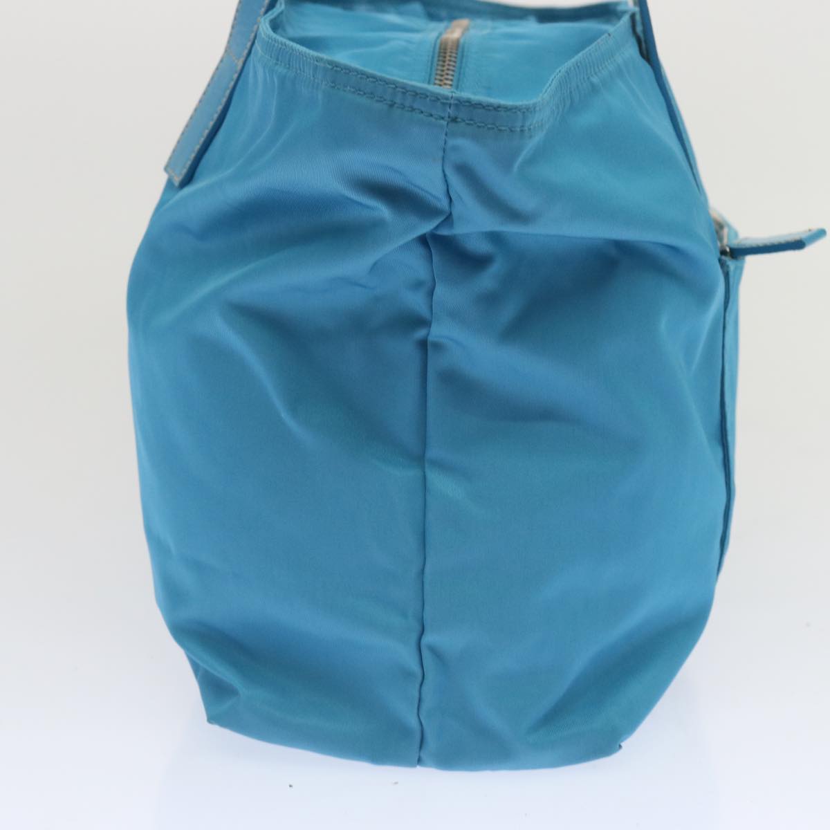 PRADA Tote Bag Nylon Light Blue Auth 67419
