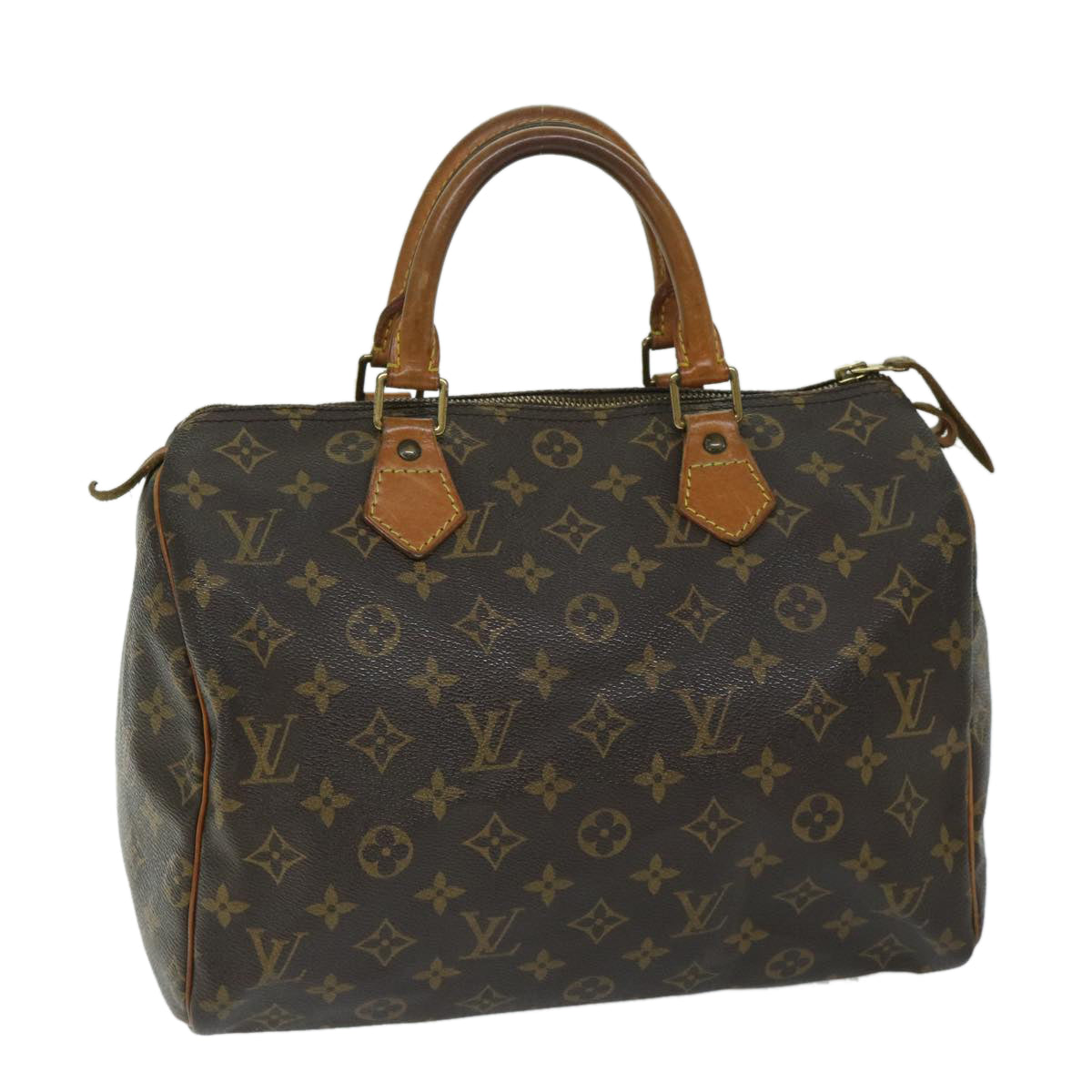 LOUIS VUITTON Monogram Speedy 30 Hand Bag M41526 LV Auth 67435