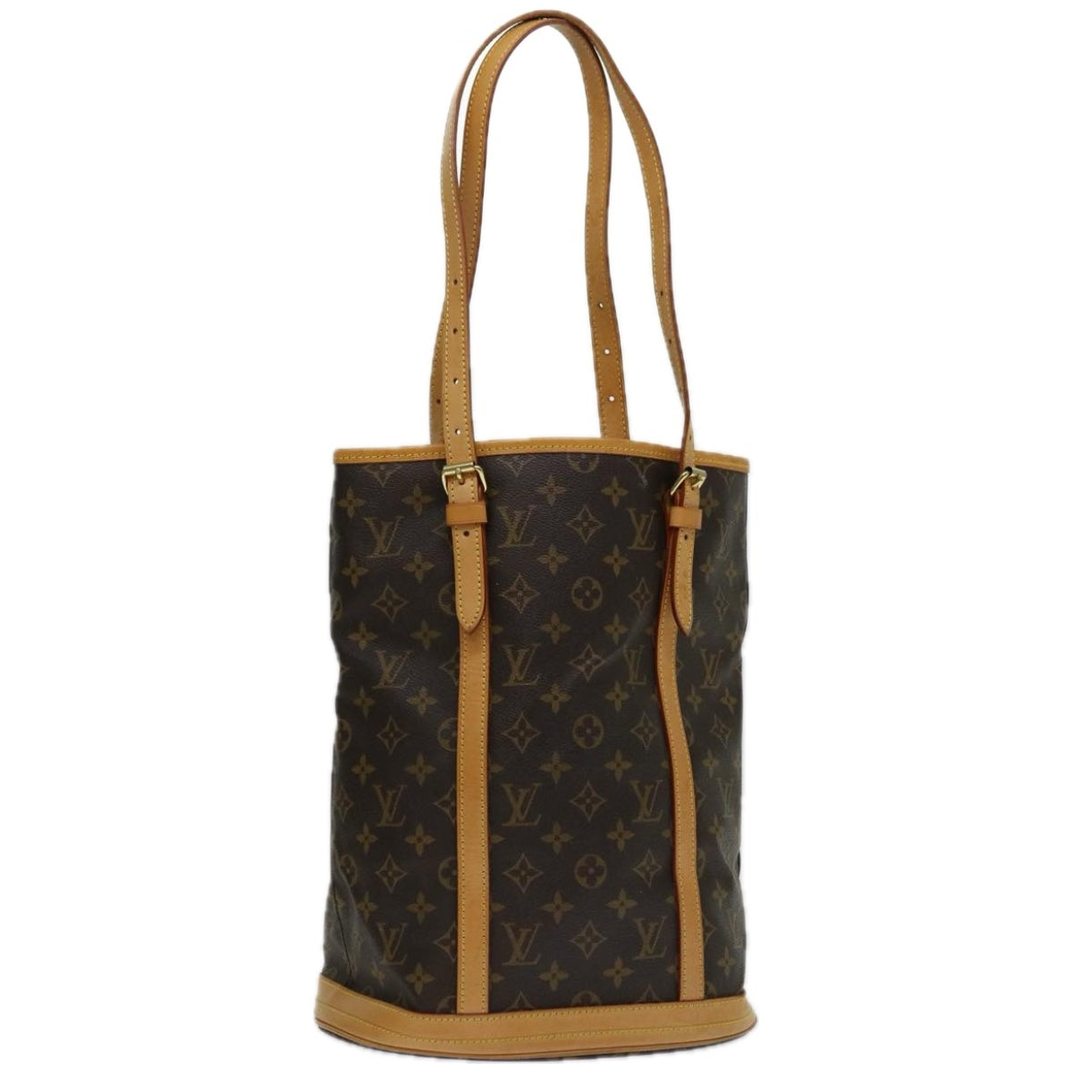 LOUIS VUITTON Monogram Bucket GM Shoulder Bag M42236 LV Auth 67436