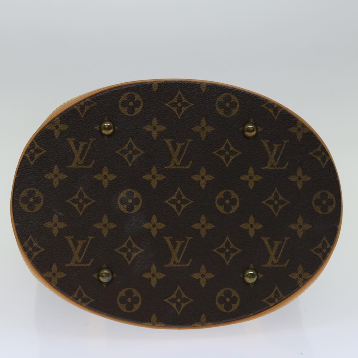 LOUIS VUITTON Monogram Bucket GM Shoulder Bag M42236 LV Auth 67436