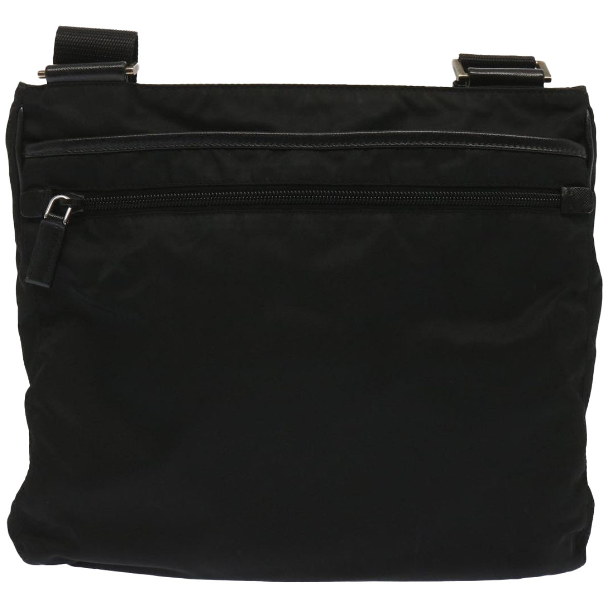 PRADA Shoulder Bag Nylon Black Auth 67447