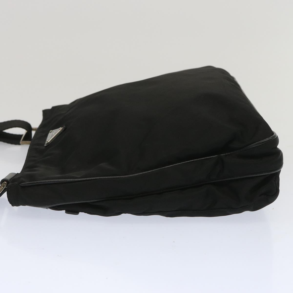 PRADA Shoulder Bag Nylon Black Auth 67447