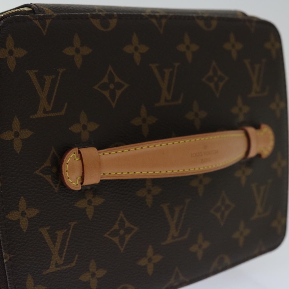 LOUIS VUITTON Monogram Trousse Bijoux Accessory Case M43449 LV Auth 67459A