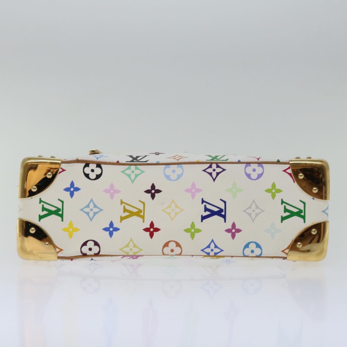 LOUIS VUITTON Monogram Multicolor Boulogne Shoulder Bag White M92660 Auth 67464A