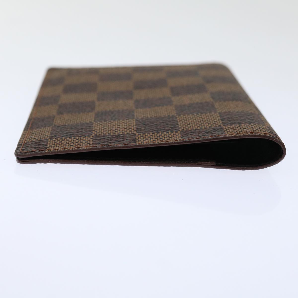 LOUIS VUITTON Damier Ebene Couverture Passport Case N60189 LV Auth 67476