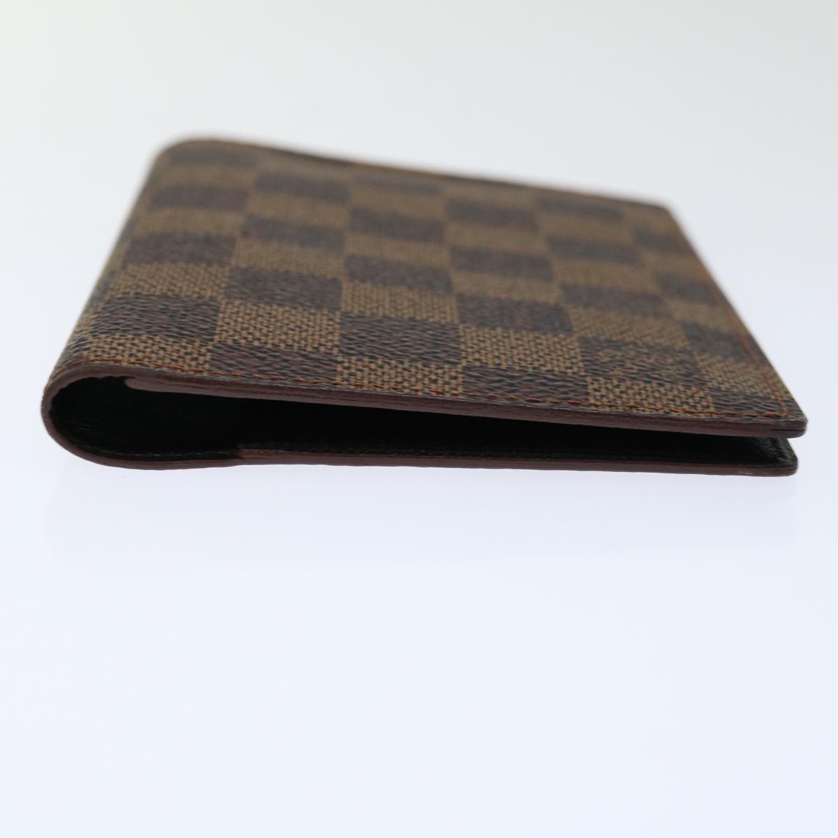 LOUIS VUITTON Damier Ebene Couverture Passport Case N60189 LV Auth 67476