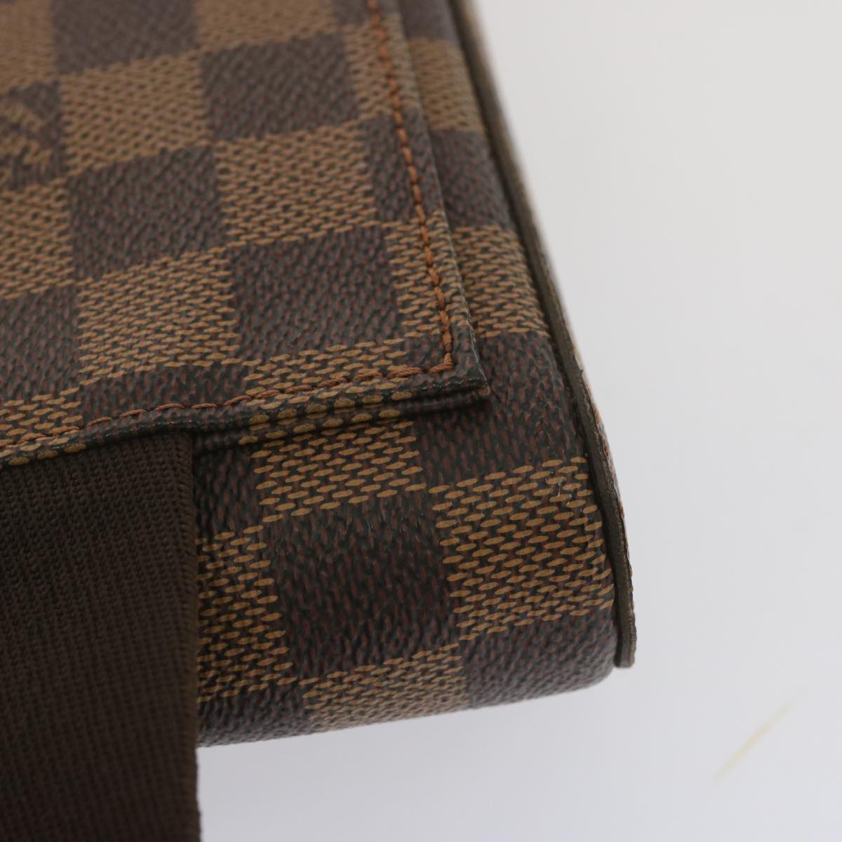 LOUIS VUITTON Damier Ebene Geronimos Shoulder Bag N51994 LV Auth 67479SA