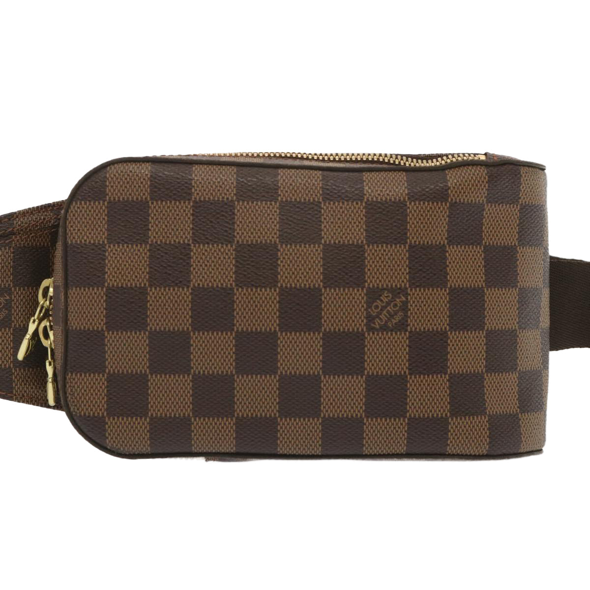 LOUIS VUITTON Damier Ebene Geronimos Shoulder Bag N51994 LV Auth 67479SA