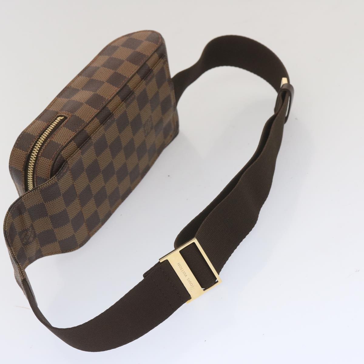 LOUIS VUITTON Damier Ebene Geronimos Shoulder Bag N51994 LV Auth 67479SA