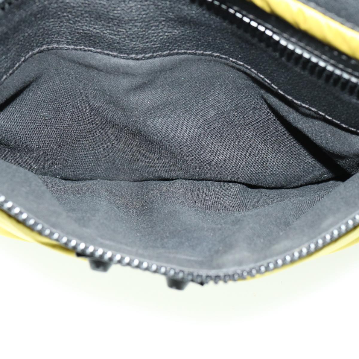 BALENCIAGA Clutch Bag Nylon Khaki Auth 30281