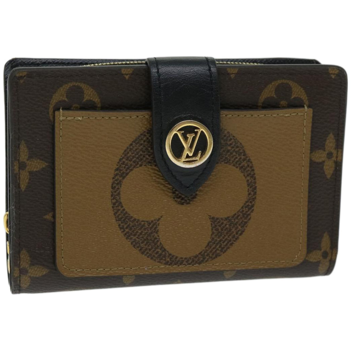 LOUIS VUITTON Monogram Reverse Portefeuille Juliet Wallet M69432 LV Auth 67504