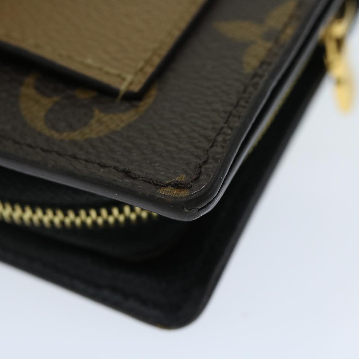 LOUIS VUITTON Monogram Reverse Portefeuille Juliet Wallet M69432 LV Auth 67504