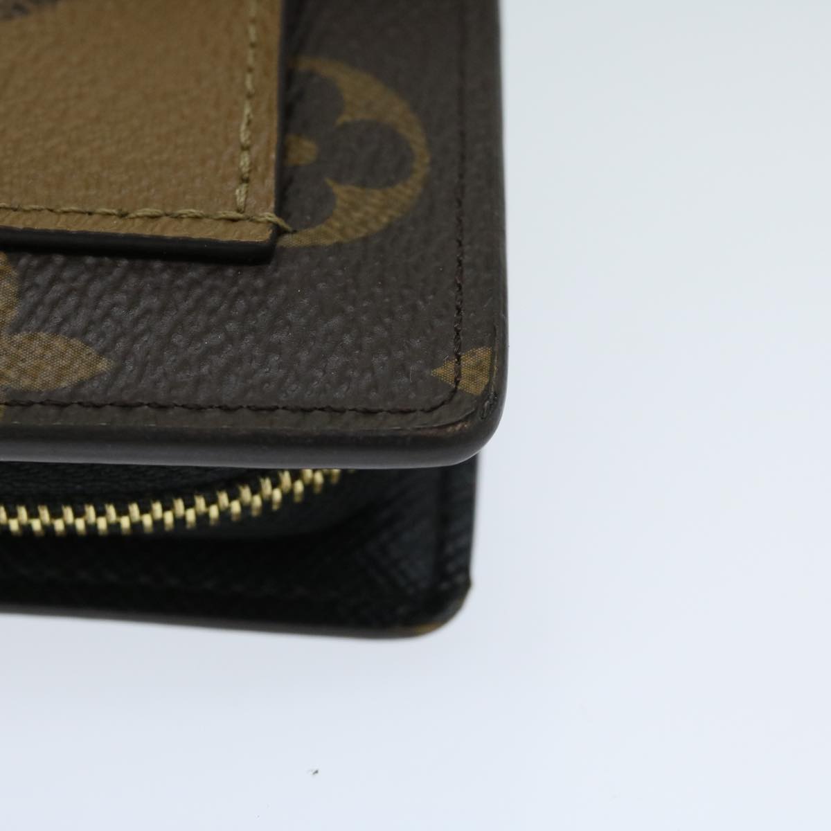 LOUIS VUITTON Monogram Reverse Portefeuille Juliet Wallet M69432 LV Auth 67504