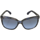 CHANEL Sunglasses plastic Blue CC Auth 67511-2