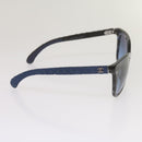 CHANEL Sunglasses plastic Blue CC Auth 67511-5