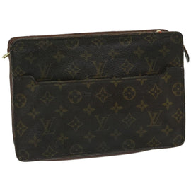 LOUIS VUITTON Monogram Pochette Homme Clutch Bag M51795 LV Auth 67518