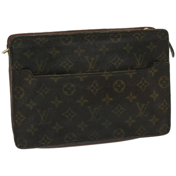 LOUIS VUITTON Monogram Pochette Homme Clutch Bag M51795 LV Auth 67518