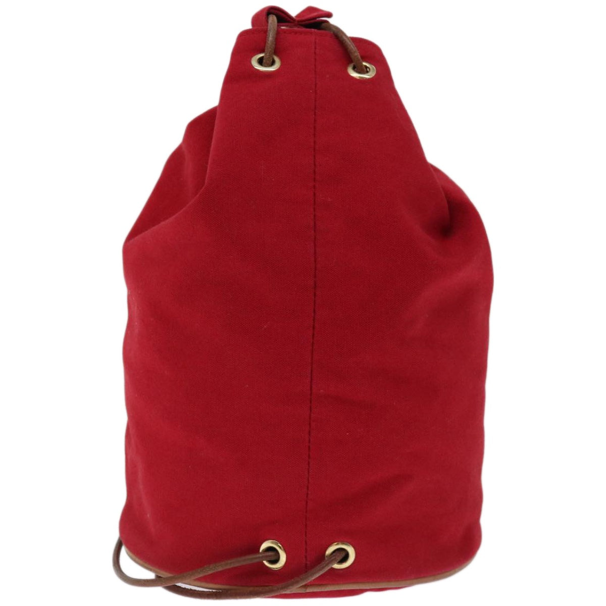 HERMES Purse Porochon Mimil GM Shoulder Bag Canvas Red Auth 67520 - 0