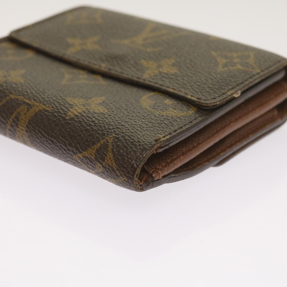 LOUIS VUITTON Monogram Portefeuille Elise Wallet M61654 LV Auth 67532