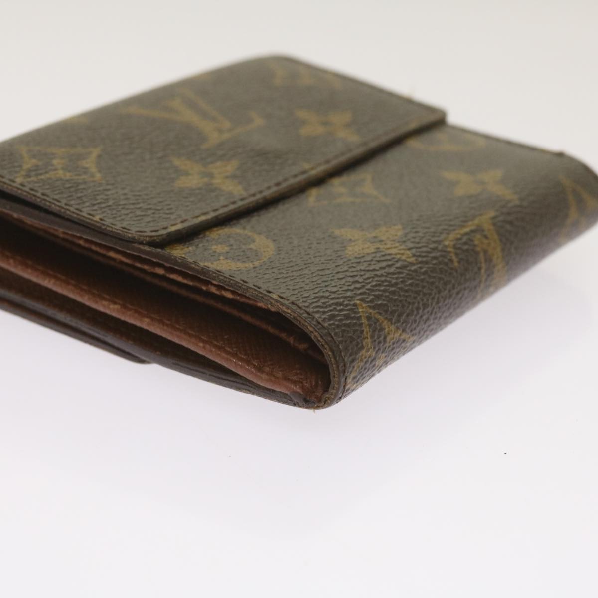 LOUIS VUITTON Monogram Portefeuille Elise Wallet M61654 LV Auth 67532