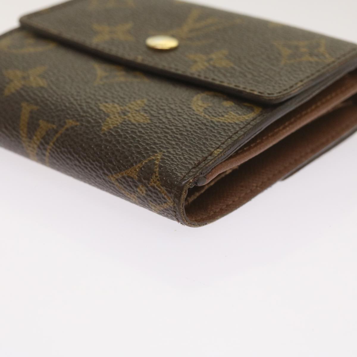 LOUIS VUITTON Monogram Portefeuille Elise Wallet M61654 LV Auth 67532