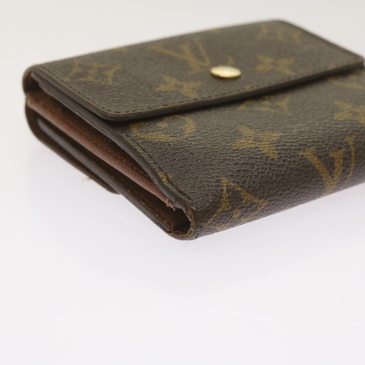 LOUIS VUITTON Monogram Portefeuille Elise Wallet M61654 LV Auth 67532