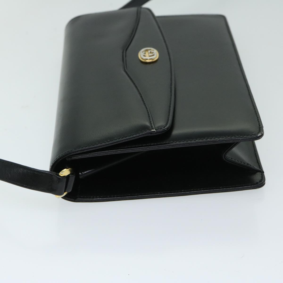 GUCCI Shoulder Bag Leather Black 004 406 0105 Auth 67536