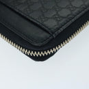 GUCCI GG Canvas Guccissima Coin Purse Navy 256810 Auth 67539-16